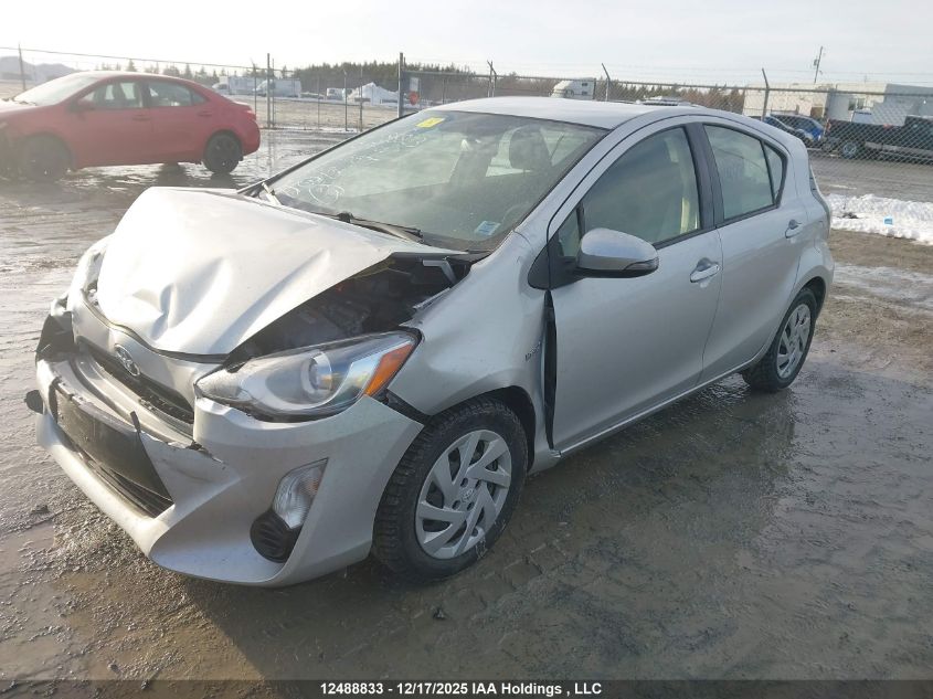 JTDKDTB32F1106877 2015 TOYOTA PRIUS C photo no. 2