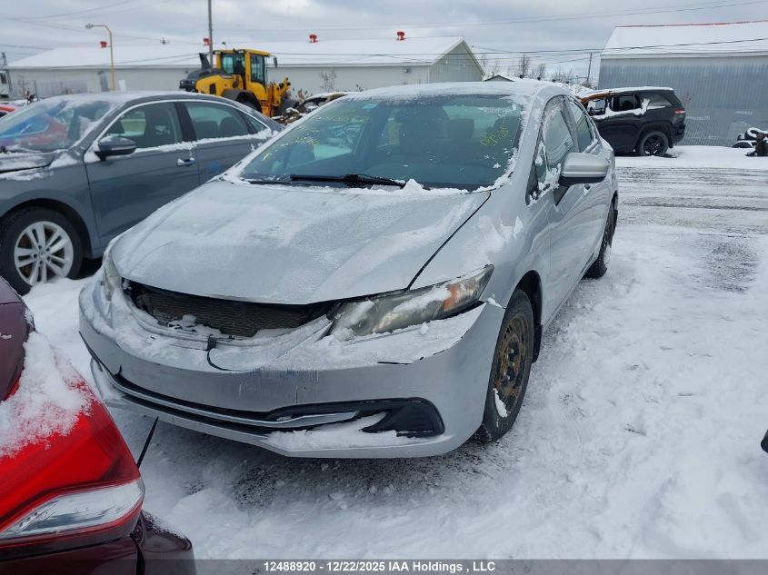 2014 Honda Civic Lx VIN: 2HGFB2F4XEH016446 Lot: 12488920