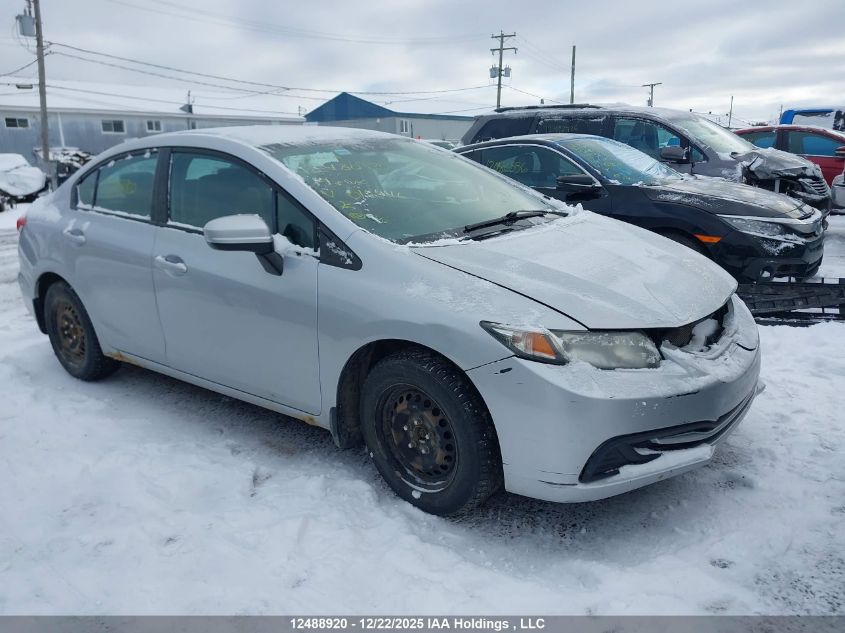 2014 Honda Civic Lx VIN: 2HGFB2F4XEH016446 Lot: 12488920