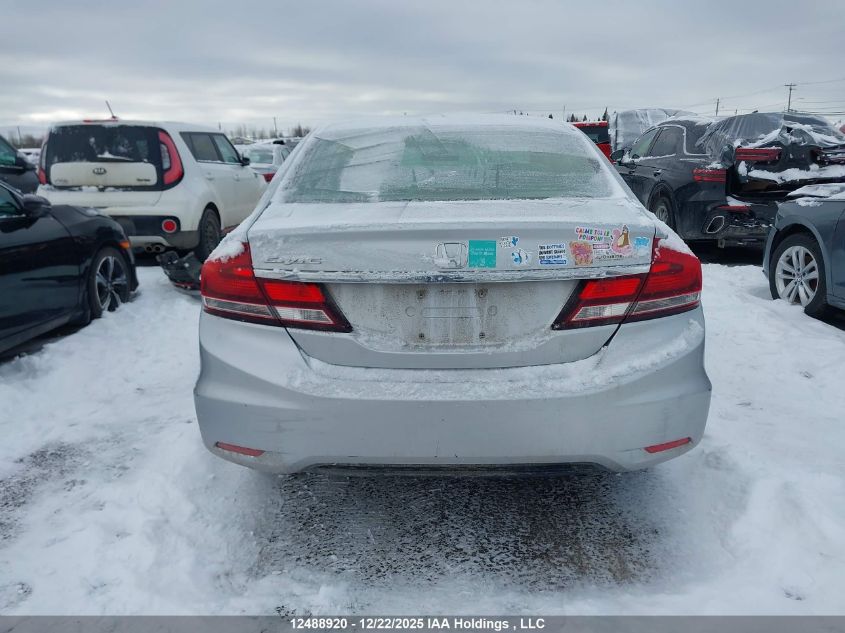 2014 Honda Civic Lx VIN: 2HGFB2F4XEH016446 Lot: 12488920