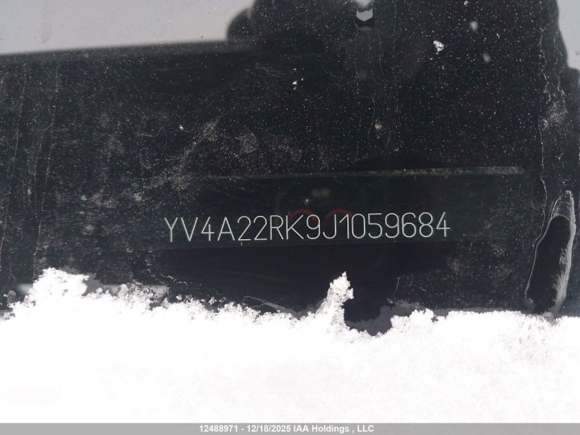 2018 Volvo Xc60 T6 Momentum VIN: YV4A22RK9J1059684 Lot: 12488971