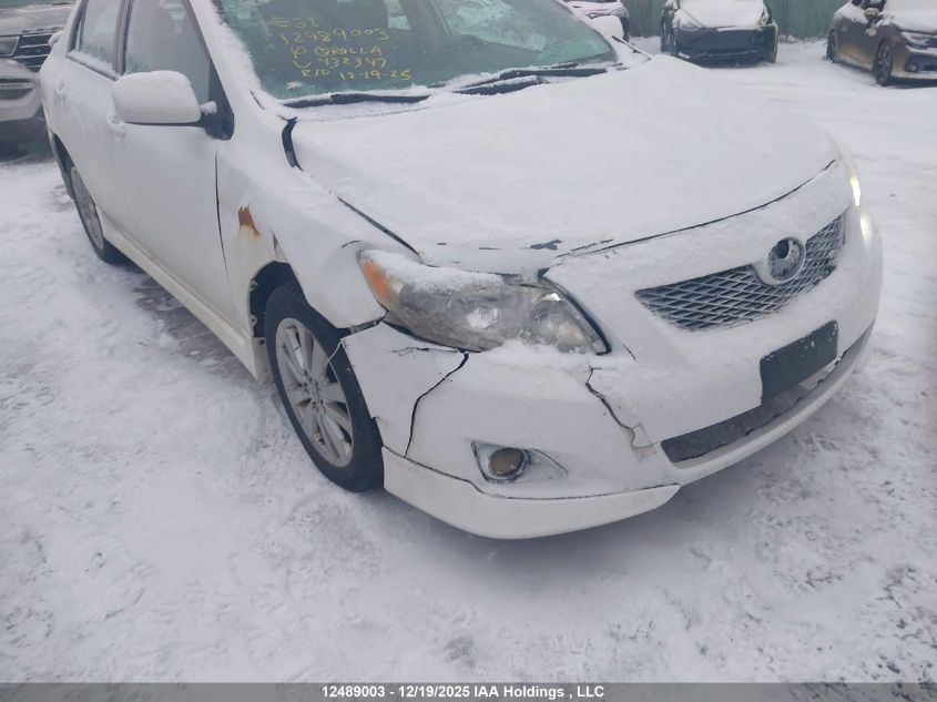 2010 Toyota Corolla S VIN: 2T1BU4EE4AC432347 Lot: 12489003