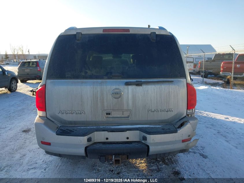2010 Nissan Armada Platinum VIN: 5N1AA0NE7AN612332 Lot: 12489316