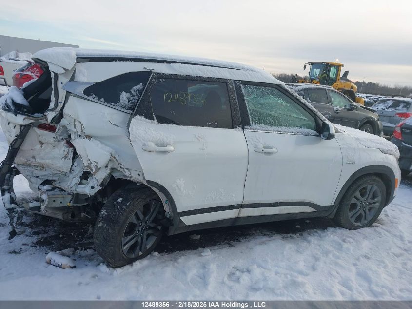 2022 Kia Seltos Ex VIN: KNDEUCAA9N7327580 Lot: 12489356