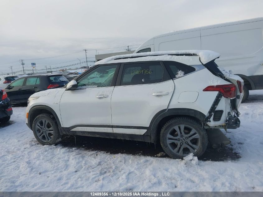 2022 Kia Seltos Ex VIN: KNDEUCAA9N7327580 Lot: 12489356