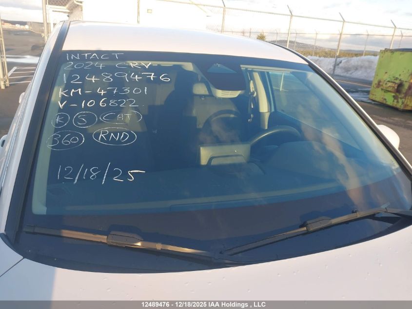 2024 Honda Cr-V Lx-B VIN: 2HKRS4H22RH106822 Lot: 12489476
