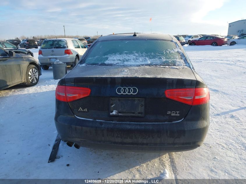 2013 Audi A4 Premium VIN: WAUBFCFL6DN004652 Lot: 12489609