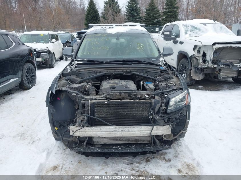 2012 Audi Q5 2.0T Premium Plus VIN: WA1VFCFP9CA010822 Lot: 12481166X