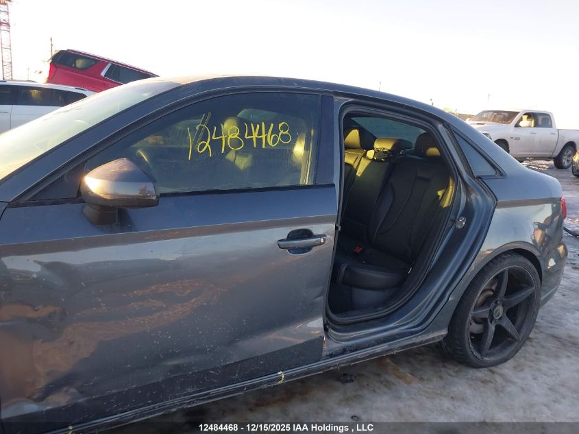 2017 Audi S3 2.0T Progressiv VIN: WAUB1GFF1H1039032 Lot: 12484468X