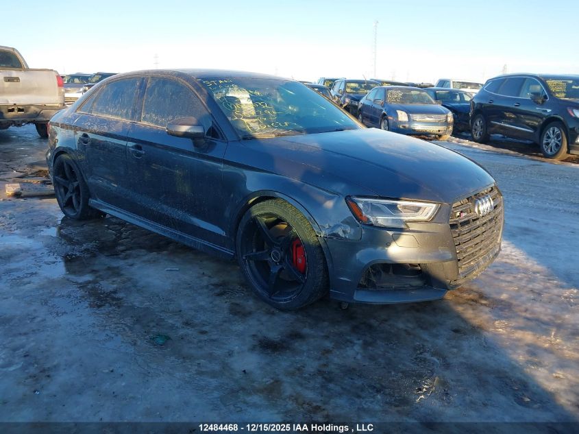 2017 Audi S3 2.0T Progressiv VIN: WAUB1GFF1H1039032 Lot: 12484468X