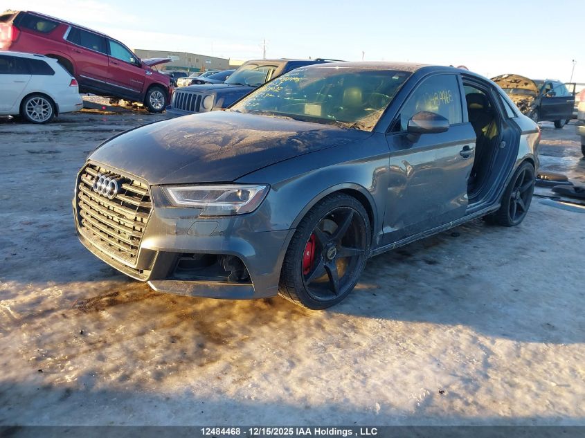2017 Audi S3 2.0T Progressiv VIN: WAUB1GFF1H1039032 Lot: 12484468X