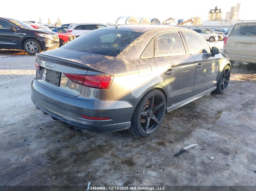2017 Audi S3 2.0T Progressiv VIN: WAUB1GFF1H1039032 Lot: 12484468X