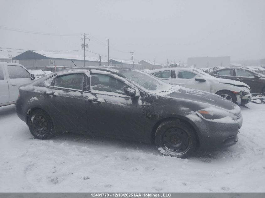 2014 Dodge Dart Sxt VIN: 1C3CDFBB8ED926007 Lot: 12481779X