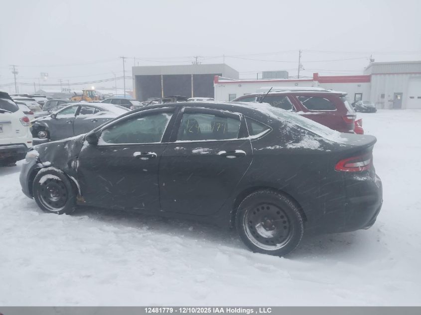 2014 Dodge Dart Sxt VIN: 1C3CDFBB8ED926007 Lot: 12481779X