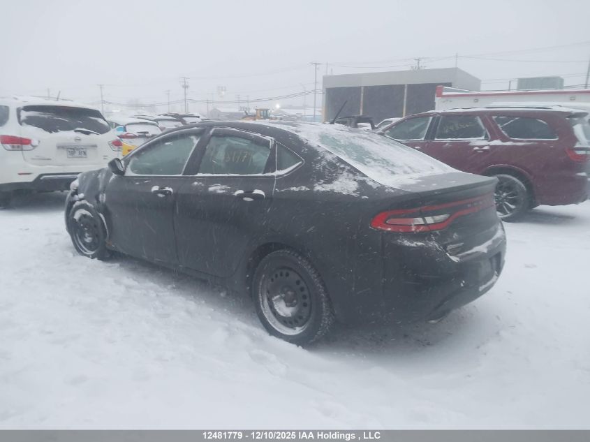 2014 Dodge Dart Sxt VIN: 1C3CDFBB8ED926007 Lot: 12481779X