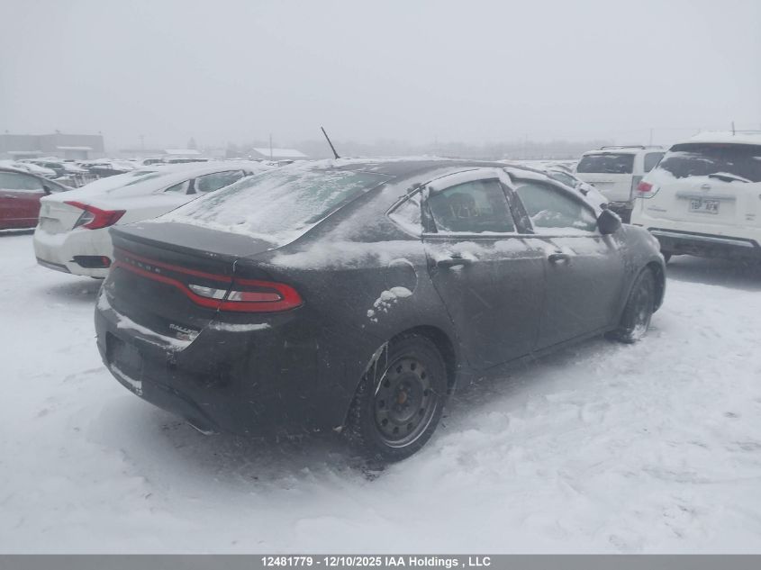 2014 Dodge Dart Sxt VIN: 1C3CDFBB8ED926007 Lot: 12481779X