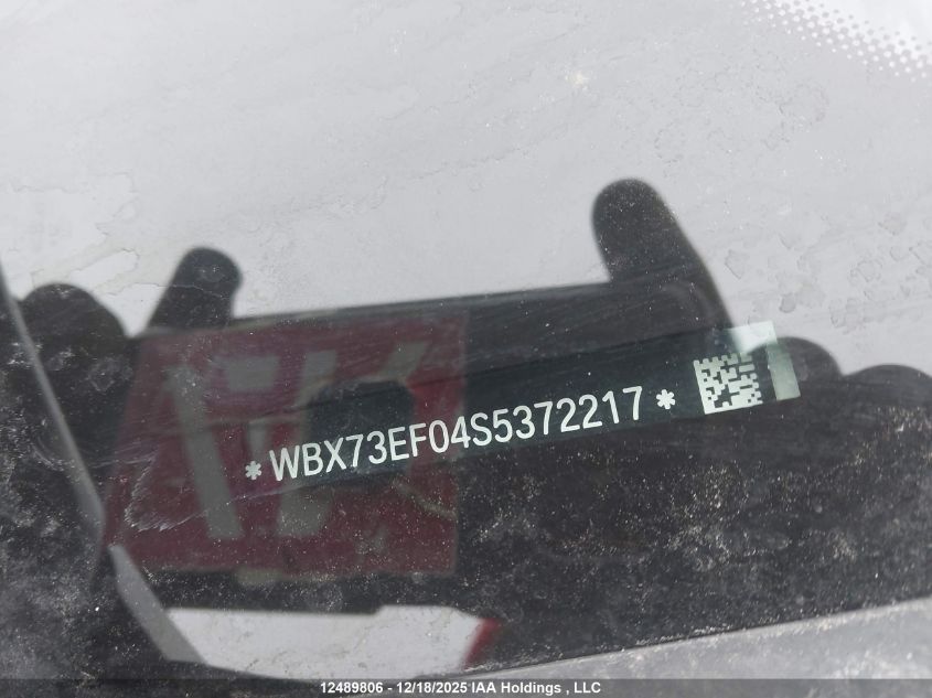 2025 BMW X1 xDrive28I VIN: WBX73EF04S5372217 Lot: 12489806