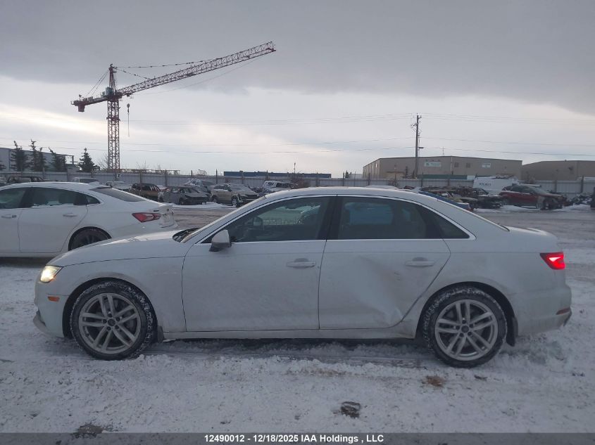 2019 Audi A4 Allroad 45 Technik VIN: WAUCNAF48KA010039 Lot: 12490012