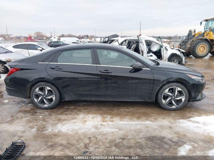 2023 Hyundai Elantra Hybrid Luxury VIN: KMHLN4AJ3PU043775 Lot: 12490033