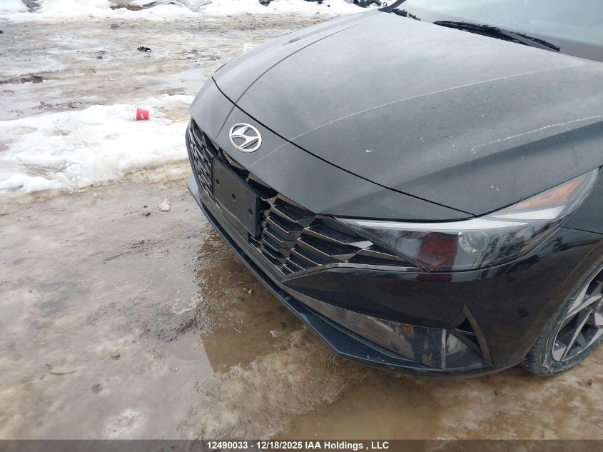 2023 Hyundai Elantra Hybrid Luxury VIN: KMHLN4AJ3PU043775 Lot: 12490033