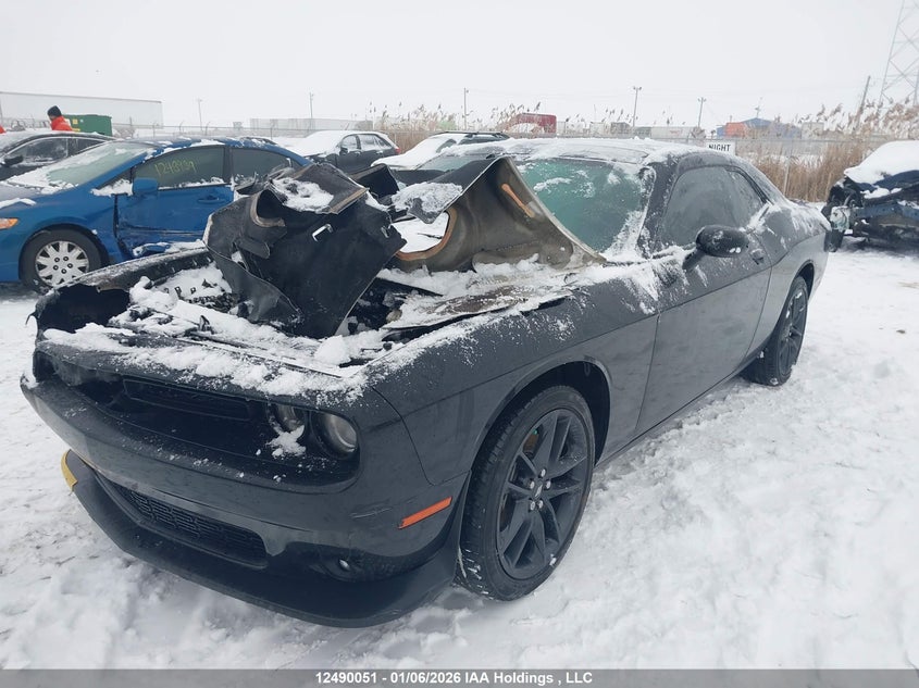 2023 Dodge Challenger, Engine Fire, IAAI, VIN 2C3CDZKG8PH696715 — photo 2