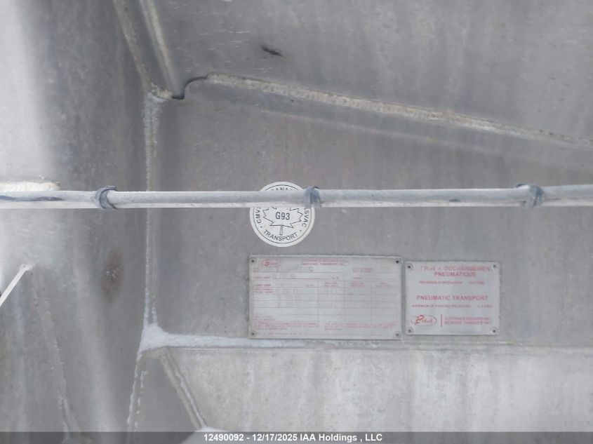 2019 Bedard Tankers Inc Tanker VIN: 2B9A1K764K4007280 Lot: 12490092