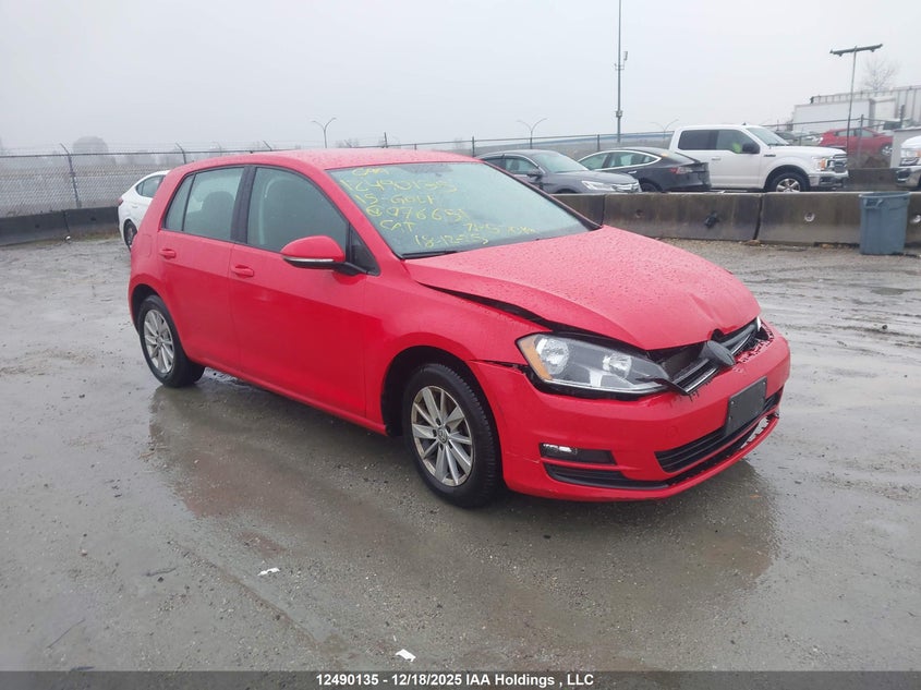 3VW2A7AU8FM076651 2015 Volkswagen Golf Tdi auction photo 1
