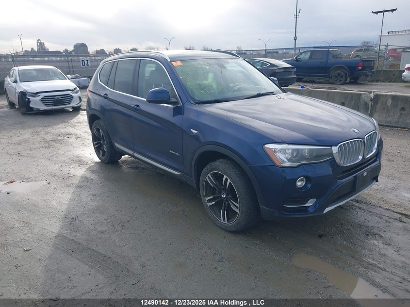 5UXWX9C57G0D89698 2016 BMW X3 xDrive28I auction photo 1