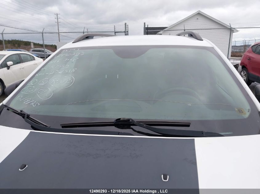 2016 Jeep Cherokee Trailhawk VIN: 1C4PJMBS3GW365989 Lot: 12490293