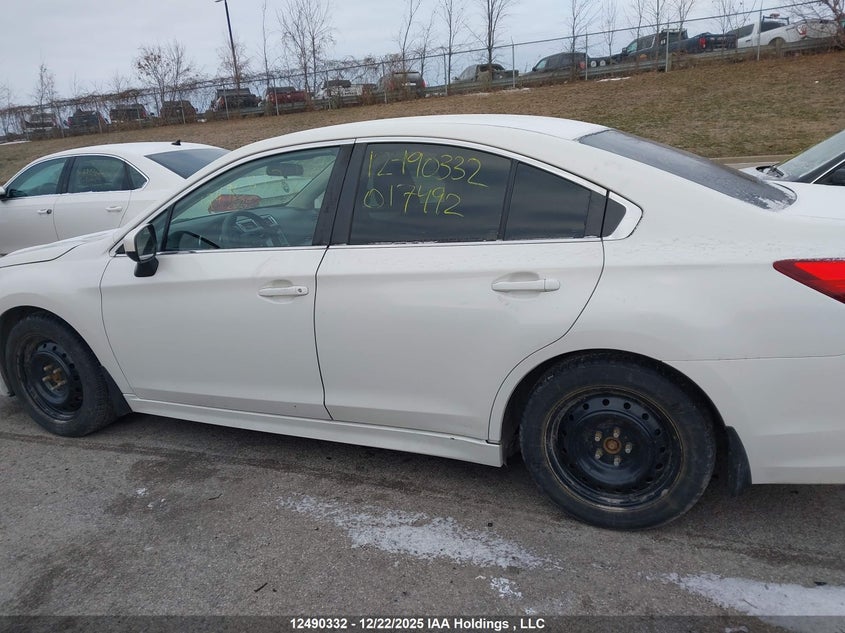 2018 Subaru Legacy VIN: 4S3BNDA63J3017492 Lot: 12490332