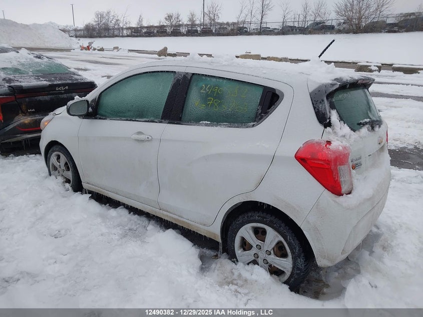 Vin: kl8ca6sa1kc783763, lot: 2877383, chevrolet spark 20193