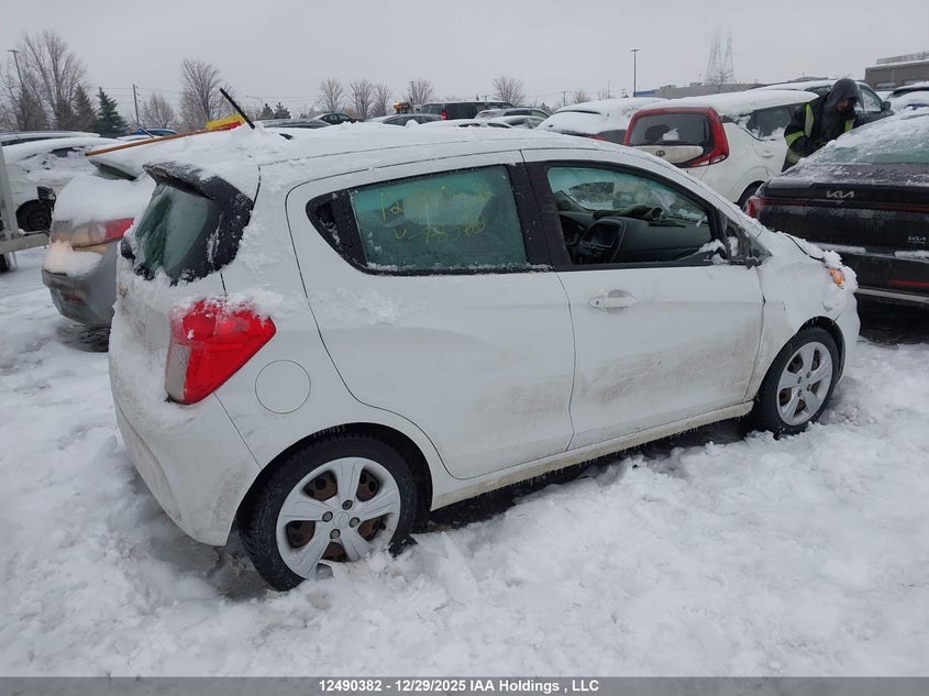 Vin: kl8ca6sa1kc783763, lot: 2877383, chevrolet spark 20194