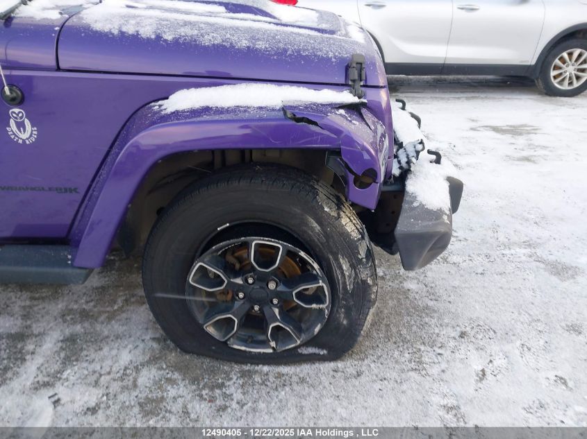 2018 Jeep Wrangler Jk Sahara VIN: 1C4AJWBGXJL864343 Lot: 12490405