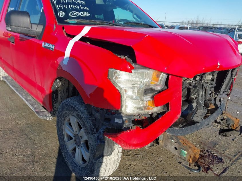 2015 Ford F150 Super Cab VIN: 1FTFX1EF3FFA17485 Lot: 12490450