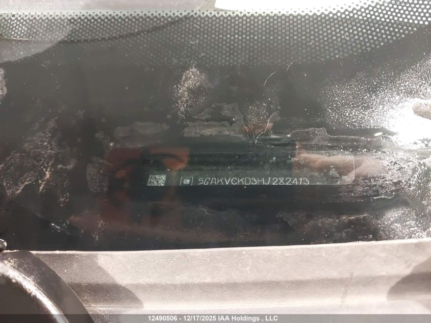 2017 Buick Enclave VIN: 5GAKVCKD3HJ282413 Lot: 12490506