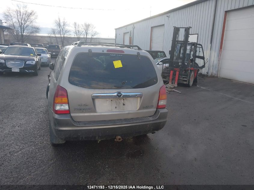 2001 Mazda Tribute Es V6/Lx V6 VIN: 4F2CU08111KM54780 Lot: 12471193X