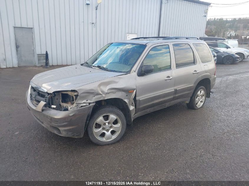 2001 Mazda Tribute Es V6/Lx V6 VIN: 4F2CU08111KM54780 Lot: 12471193X