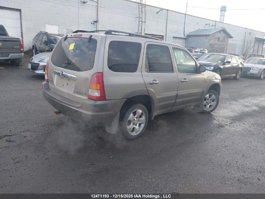 2001 Mazda Tribute Es V6/Lx V6 VIN: 4F2CU08111KM54780 Lot: 12471193X