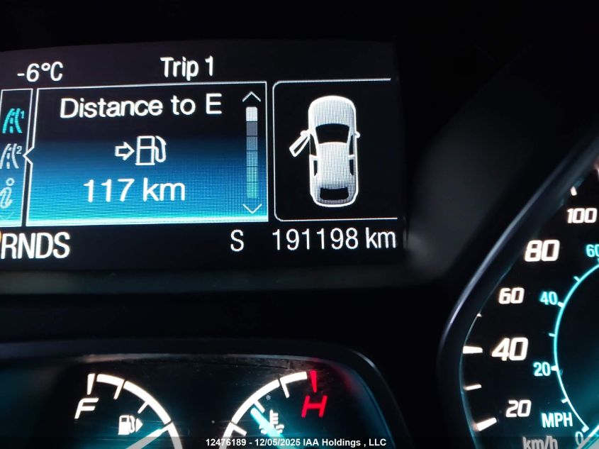 2013 Ford Escape Se VIN: 1FMCU9GX5DUC81103 Lot: 12476189X