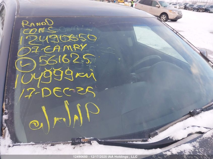 2007 Toyota Camry Ce/Le/Xle/Se VIN: 4T1BE46K37U561625 Lot: 12490650