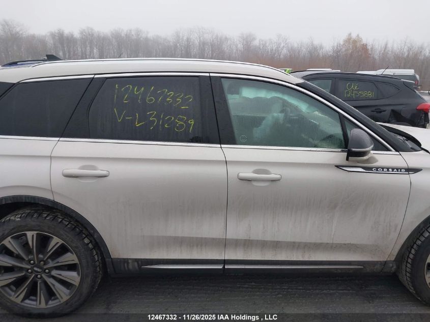 2020 Lincoln Corsair Reserve VIN: 5LMCJ2D99LUL31289 Lot: 12467332X