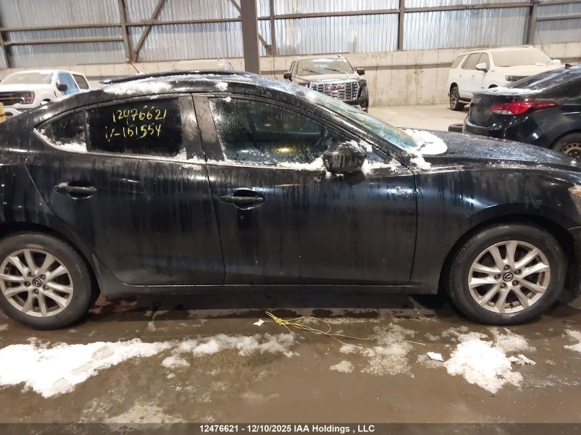 2014 Mazda Mazda3 Gs-Sky VIN: JM1BM1V73E1151554 Lot: 12476621X