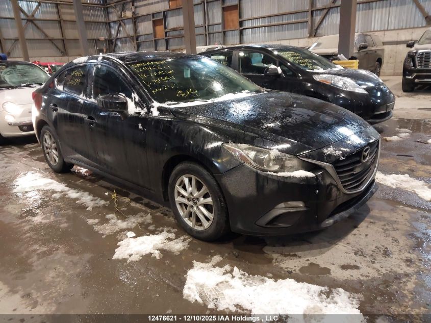 2014 Mazda Mazda3 Gs-Sky VIN: JM1BM1V73E1151554 Lot: 12476621X