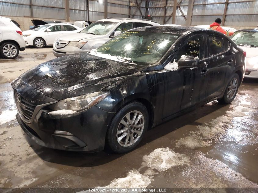 2014 Mazda Mazda3 Gs-Sky VIN: JM1BM1V73E1151554 Lot: 12476621X