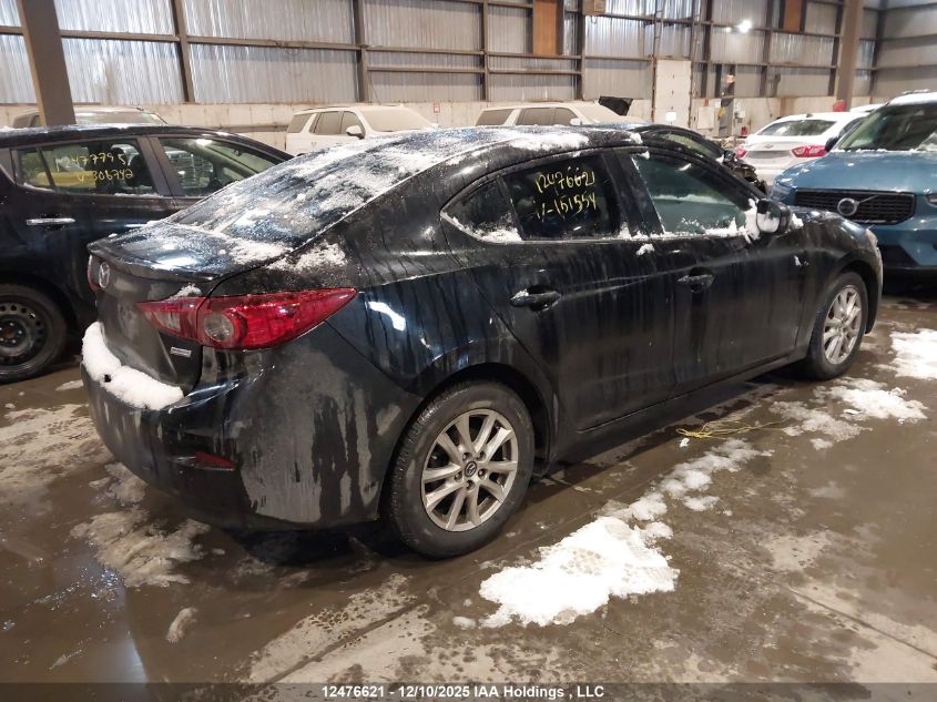 2014 Mazda Mazda3 Gs-Sky VIN: JM1BM1V73E1151554 Lot: 12476621X