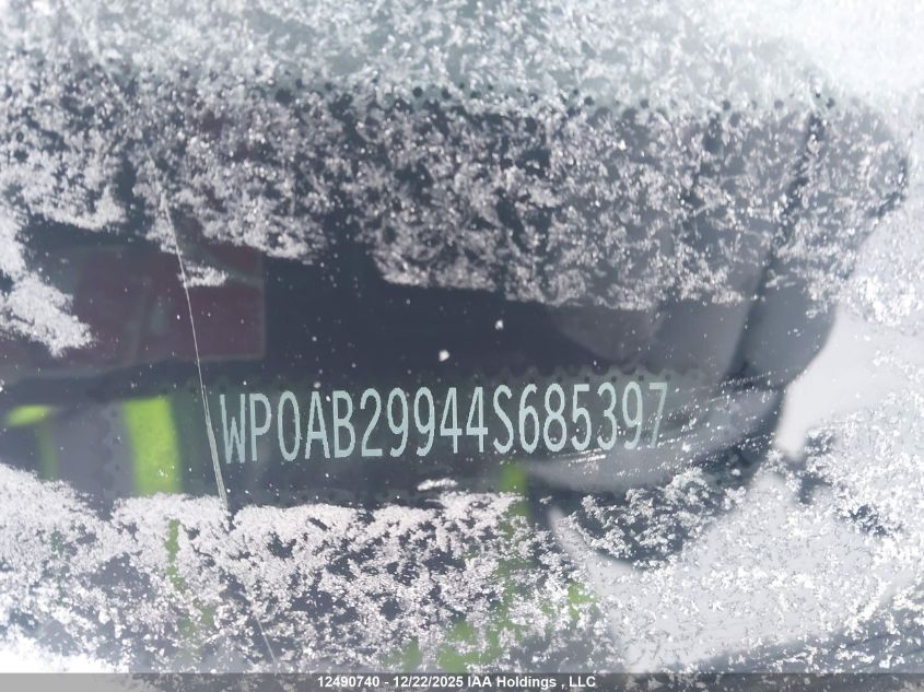 2004 Porsche 911 Turbo VIN: WP0AB29944S685397 Lot: 12490740