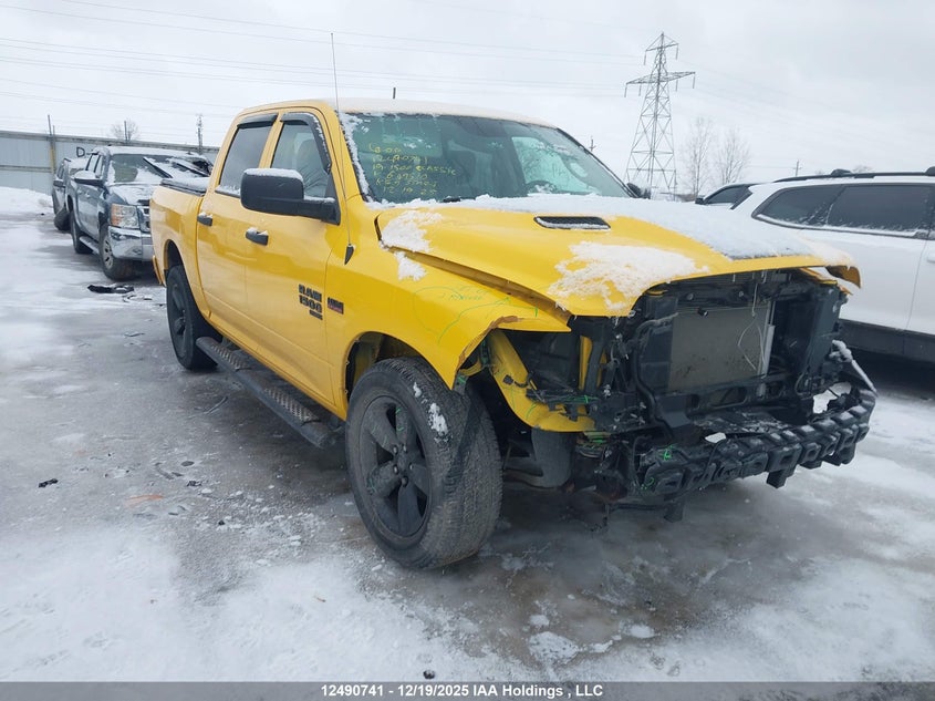 1C6RR7KT6KS649510 2019 Ram 1500 Classic St auction photo 1