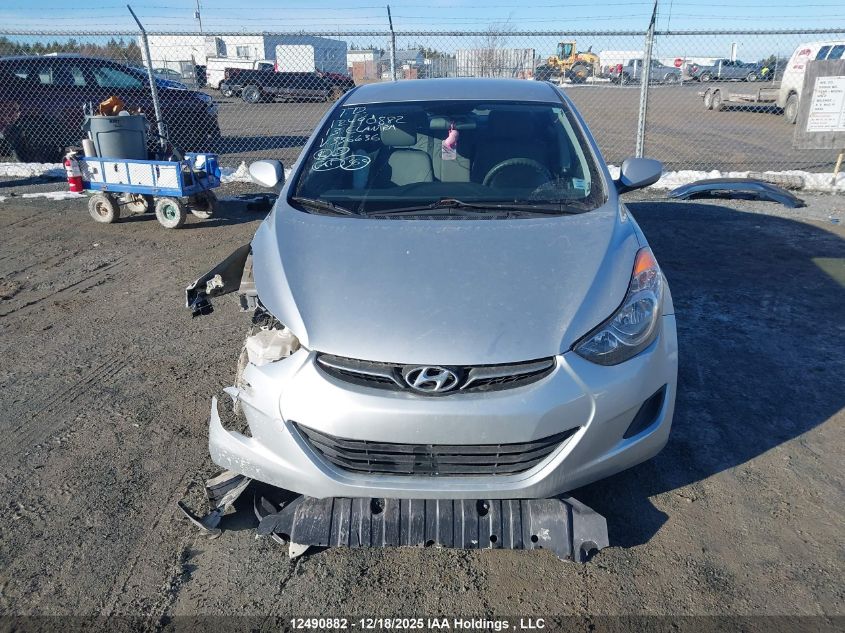 2013 Hyundai Elantra Gl VIN: 5NPDH4AE7DH336636 Lot: 12490882
