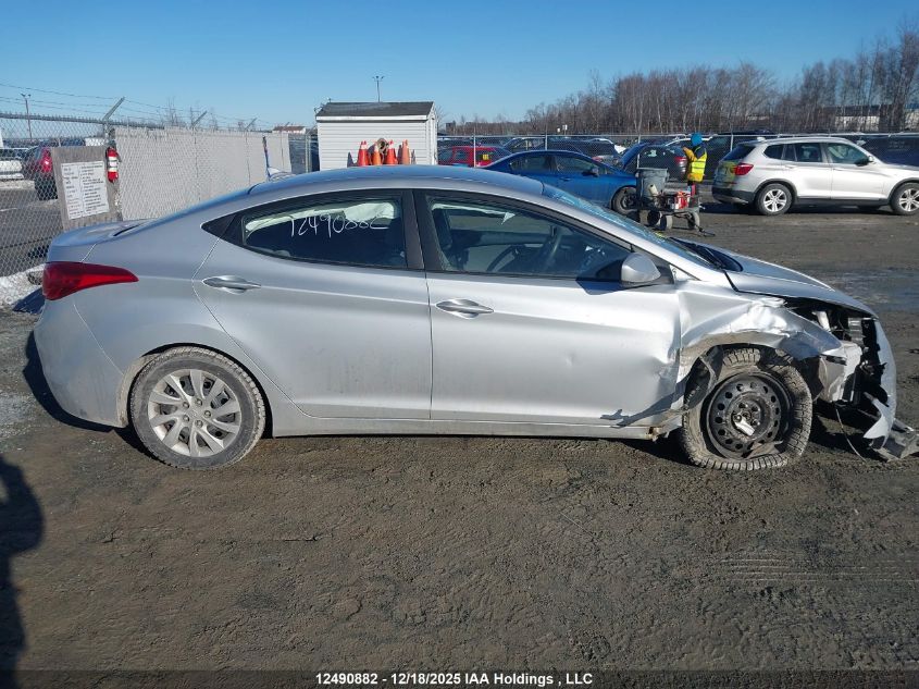 2013 Hyundai Elantra Gl VIN: 5NPDH4AE7DH336636 Lot: 12490882