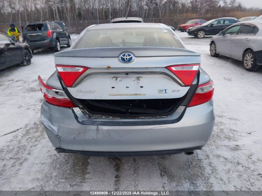 2016 Toyota Camry Hybrid Se VIN: 4T1BD1FK0GU186634 Lot: 12490909